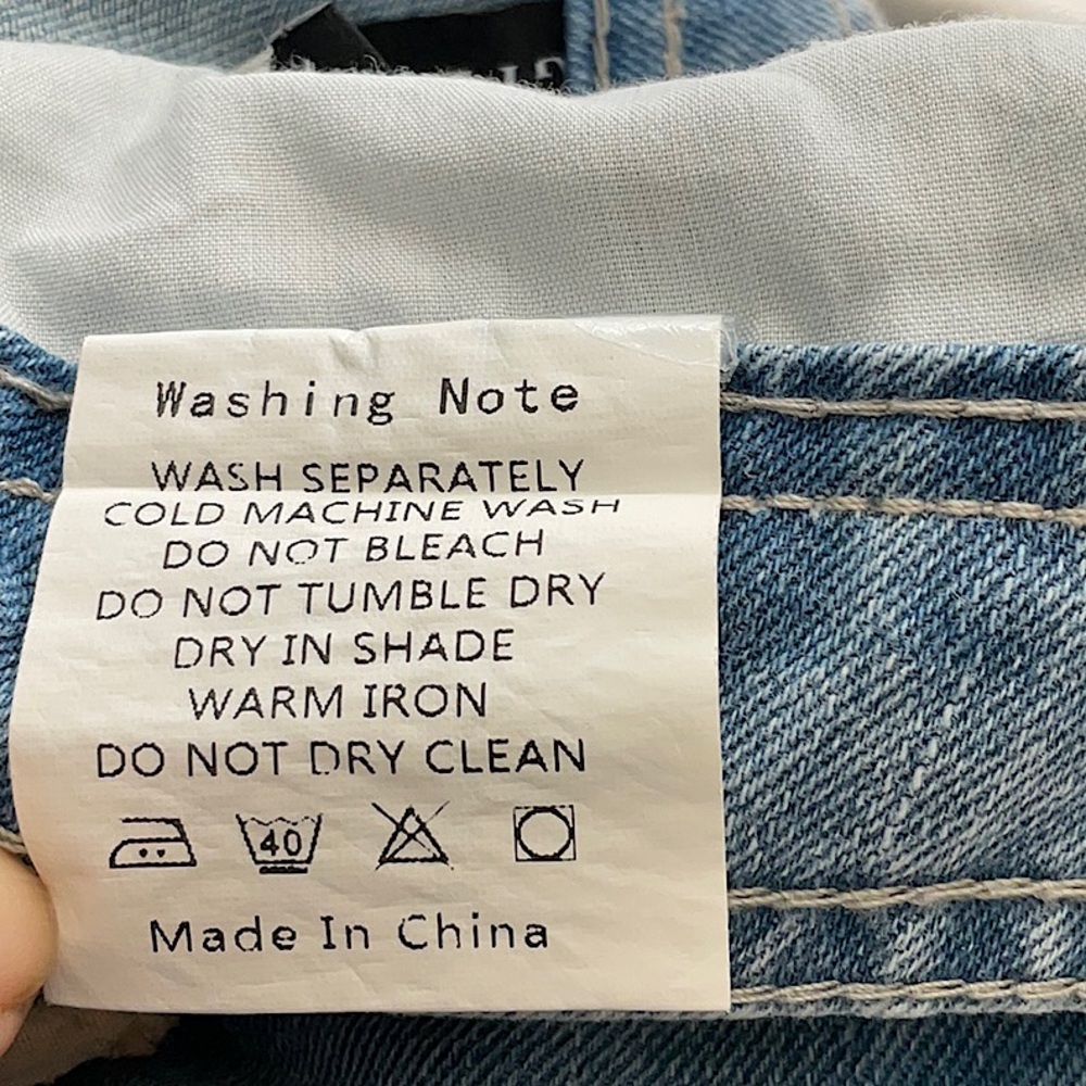 Gilipur Light Blue Jeans Size L Waist 30” Inseam 31” - Picture 7 of 7